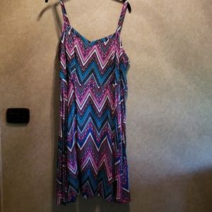 Bright colorful Aztec sundress